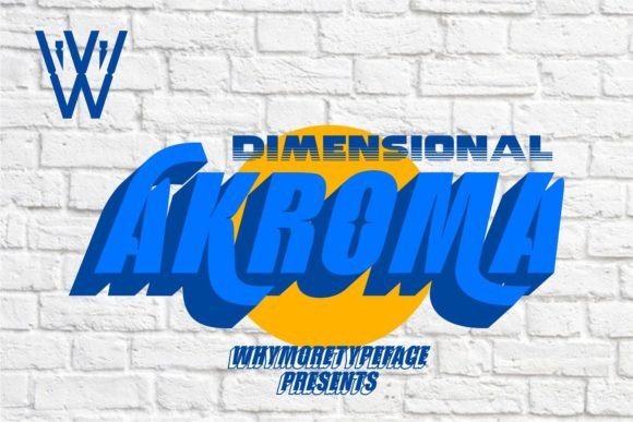 Akroma Font: A Bold Display Font for Modern Design