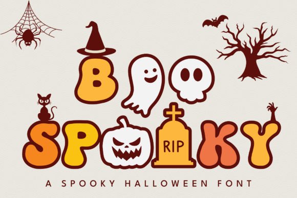Boo Spooky: A Spooky Halloween Font for Editorial Design