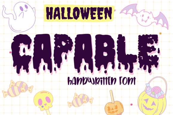 Capable: A Spooky Display Font for Bold Branding Projects