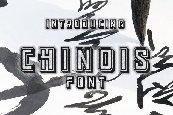 Chinois: A Stylish 3D Font for Modern Editorial Design