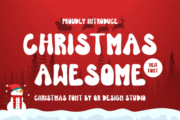 Christmas Awesome Font for Bold Holiday Branding