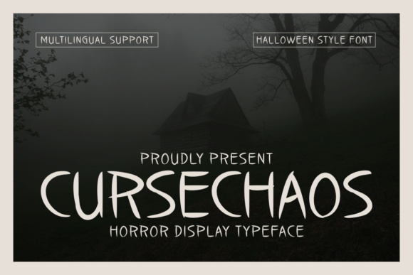 Cursechaos: The Spooky Font for Halloween Campaigns