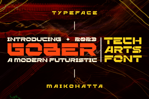 Gober: A Modern Font for a Tech-Inspired Brand