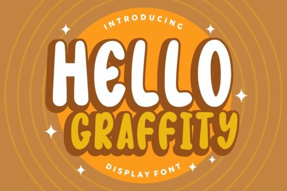 Hello Graffity: A Sweet and Unique Display Font for Web Design