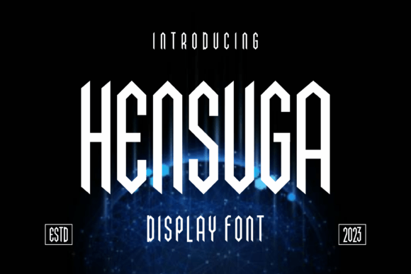 Hensuga: A Display Font That Elevates Branding Projects