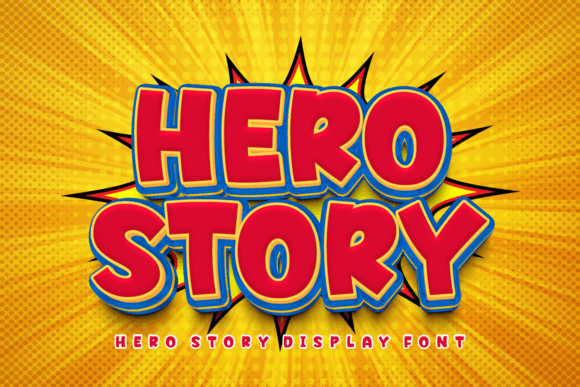 Hero Story: The Thick Display Font for Editorial Design