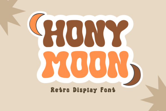 Hony Moon: The Retro Bubble Typeface for Bold Branding