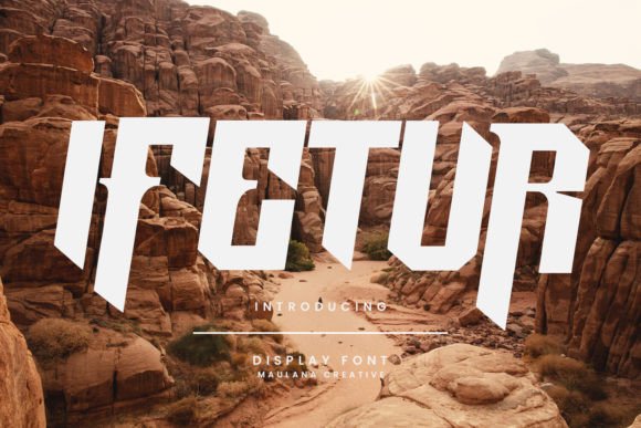 Ifetur: A Whimsical Display Font for Magical Branding
