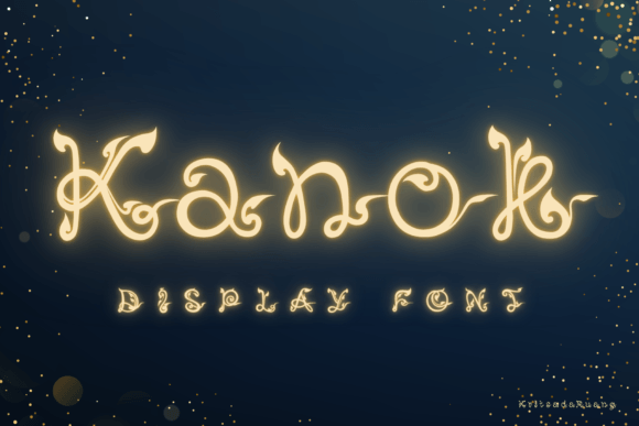 Kanok Display Font for Elegant Asian-Inspired Branding