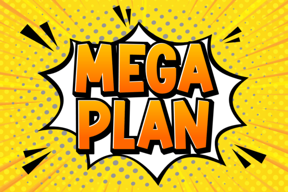 Mega Plan: The Bold Display Typeface for Modern Web Design