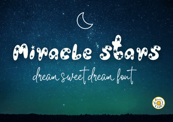 Miracle Stars: A Quirky Display Font for Bold Branding