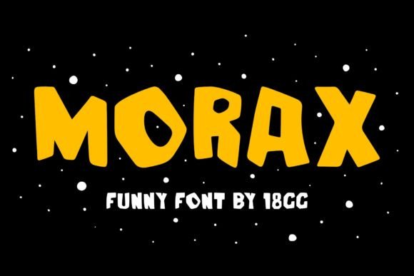 Morax: A Solid Stone-Like Display Font for Editorial Impact