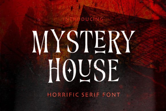 Mystery House Font for Web Projects and Branding