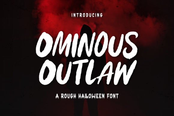 Ominous Outlaw: A Modern Rough Display Font for Bold Branding