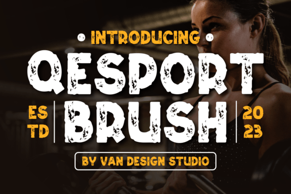 Qesport Brush Font for Bold Web Design
