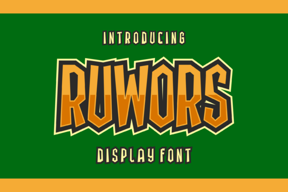Ruwors: The Quirky Display Font That Elevates Campaigns