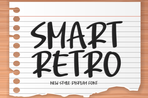 Smart Retro: A Modern Display Font for Web Design