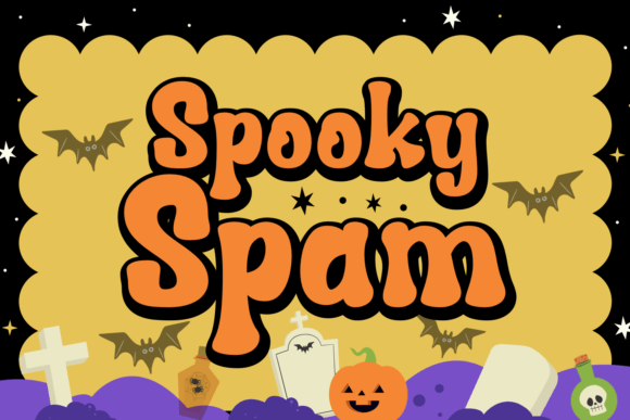 Spooky Spam: The Quirky Display Font for Creative Makers