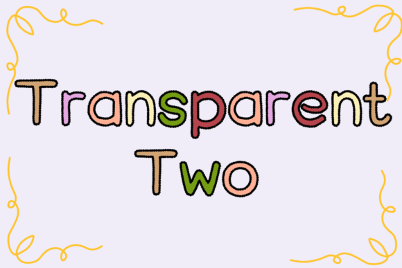 Transparent Two: A Dotted Display Typeface for Modern Digital Projects