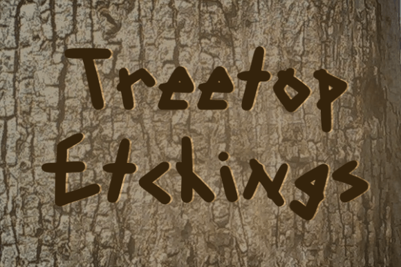 Treetop Etchings: The Display Font That Transforms Small Business Branding
