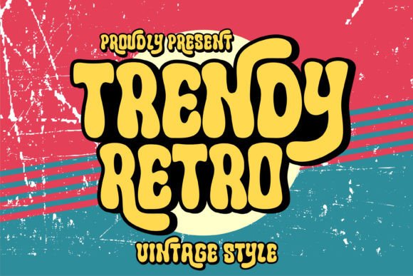Trendy Retro: The Ultimate Display Font for Bold Web Design